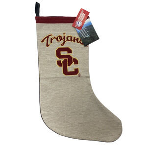 Tapestry Christmas Stocking University of Southern California Trojans - NWT